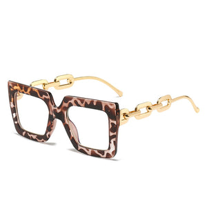 New Women Fashion Anti Blue Light Oversized Frame Women Glasses