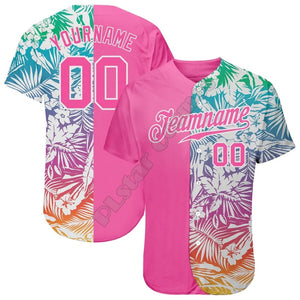 Baseball Jersey Shirt Custom Name Pattern Design