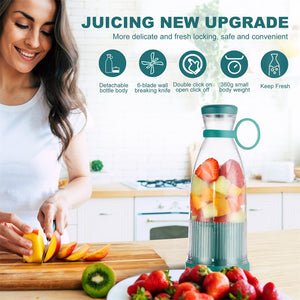 Portable Blender Bottle Fresh Juicer Blender Rechargeable Mixer