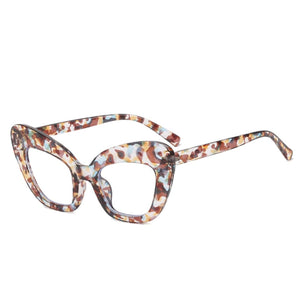 New Fashion Vintage Anti Blue Light Cat Eye Women Glasse