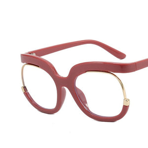 Retro Round Anti Blue Light Women Glasses