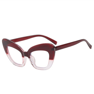 New Fashion Vintage Anti Blue Light Cat Eye Women Glasse