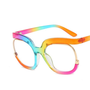 Retro Round Anti Blue Light Women Glasses