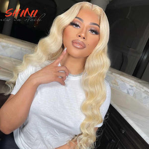 SHINE 613 Blonde Lace Front Wig Body Wave Lace Wig For Woman