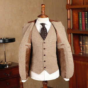 Three-Piece Suit for Men Slim fit for Groom Wedding