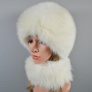 2021 Hot Sale Women Real Genuine Fox Fur Hat