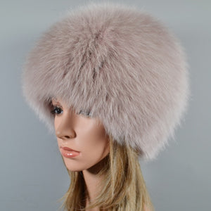 2021 Hot Sale Women Real Genuine Fox Fur Hat