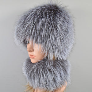 2021 Hot Sale Women Real Genuine Fox Fur Hat