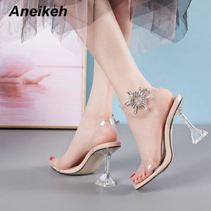 NEW Square Toe Summer Women  Heels