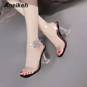 NEW Square Toe Summer Women  Heels