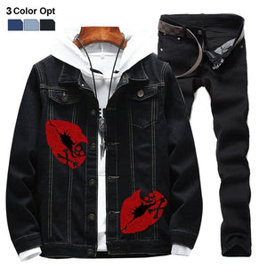 Men Boy Jean Denim Jacket