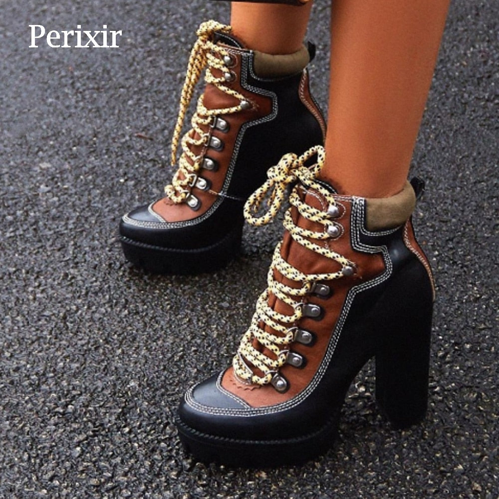 Spring Autumn Fashion Boots Women