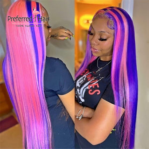 Preferred Highlight Transparent Lace Wigs