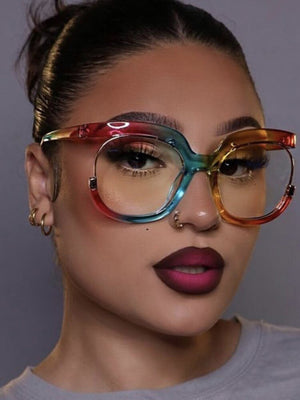 Retro Round Anti Blue Light Women Glasses