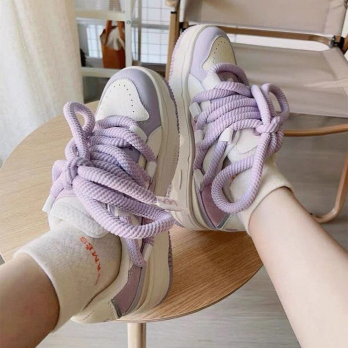 Hot Sale Purple Sneakers Womens Sports Shoes