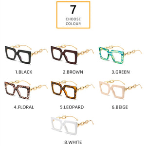 New Women Fashion Anti Blue Light Oversized Frame Women Glasses