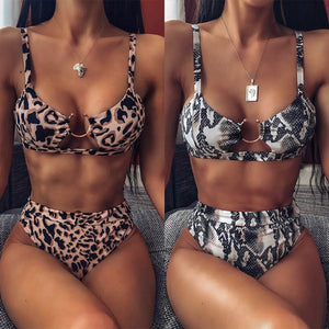 Sexy Women Swimwear High Waist Swimsuit