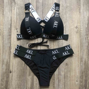 Sexy push up bikini set