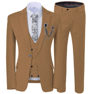 Three Pieces Men's Wedding Suit