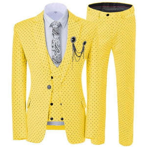 Three Pieces Men's Wedding Suit