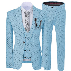 Three Pieces Men's Wedding Suit