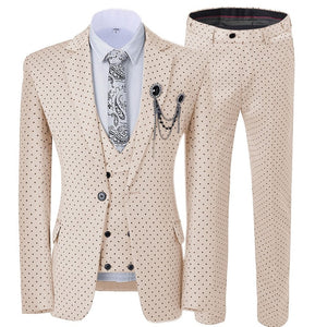 Three Pieces Men's Wedding Suit