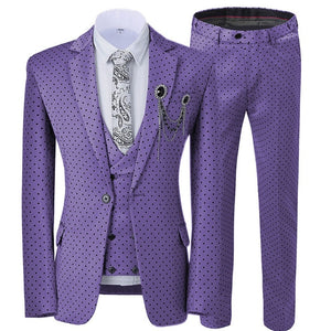 Three Pieces Men's Wedding Suit