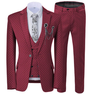 Three Pieces Men's Wedding Suit