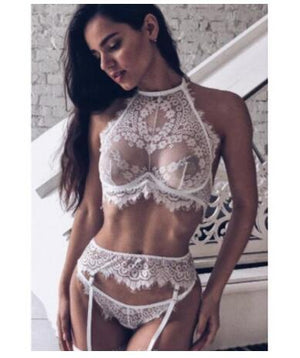 Women Sexy Lingerie Lace Bra Set